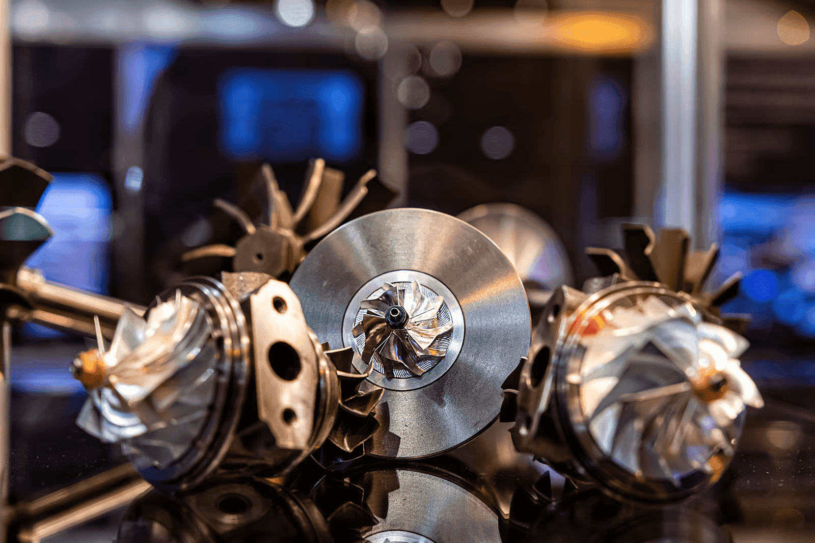Precision-machined turbocharger components